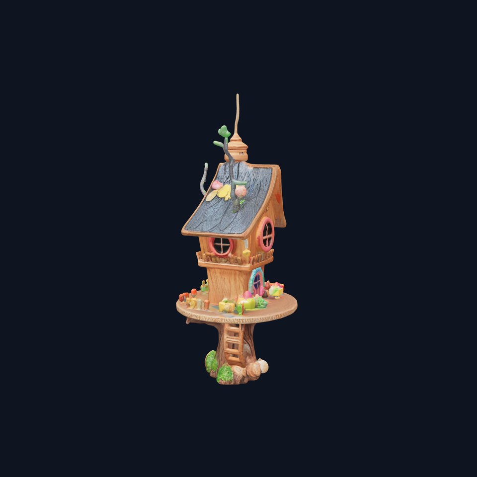 Charming Fairy Treehouse model pack